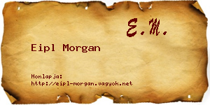 Eipl Morgan névjegykártya